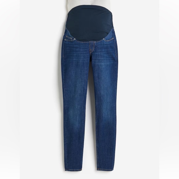 Women's Blue Maternity Jeans - Picture 1 of 4